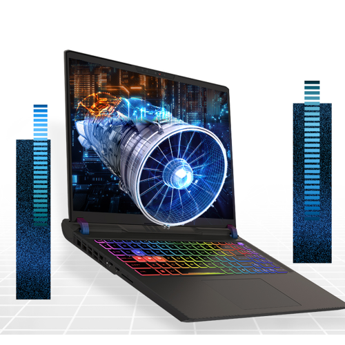 Игровой ноутбук MSI Vector 16 HX AI, Ultra 9 275HX, ISP 2.5K 240Гц, RTX 5070 Ti, RAM 32ГБ, SSD 1ТБ, A2XWHG-234CN, Windows 11 Home, Русская гравировка, Черный