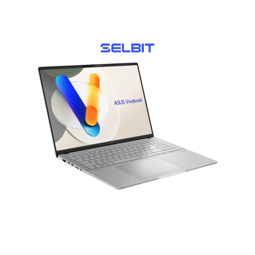 Ноутбук Asus Vivobook  Pro 16, Ultra 5 225H, OLED 2.5K 144Гц, RAM 32ГБ, SSD 1ТБ, UX5606SA255, Windows 11 Home, Русская гравировка, Серебристый