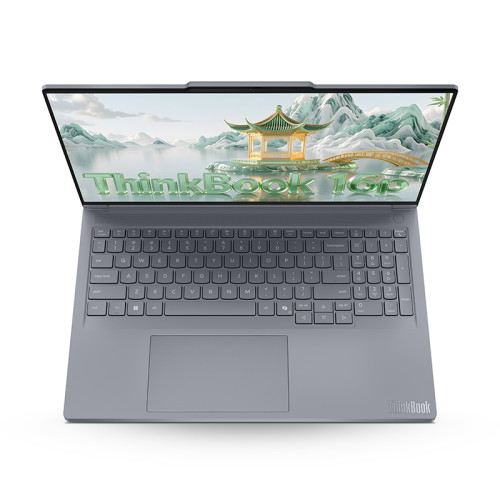 Игровой ноутбук Lenovo ThinkBook 16p, Ryzen 9 8945HX, IPS 2.5K 240Гц, RTX 5060, RAM 16ГБ, SSD 1ТБ, Windows 11 Home, Русская гравировка, Серый