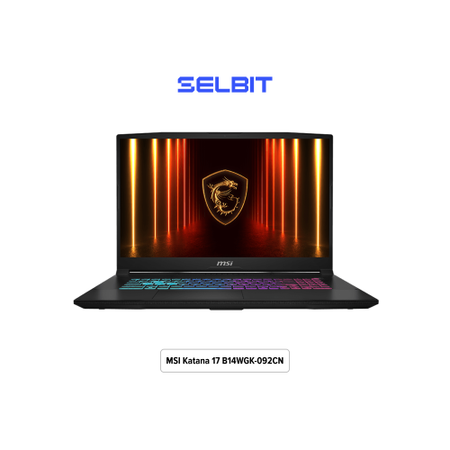 Купить 17.3" Игровой ноутбук MSI Katana 17 HX i9-14900HX RAM 16GB SSD 1TB RTX 5070 B14WGK-092CN Черный