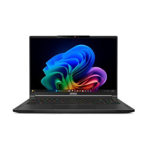 Игровой ноутбук MSI Stealth 16 AI+ Studio 2024, 16'', 32 ГБ/1 ТБ, AI 9 HX370, RTX 4060, чёрный, Русская раскладка, Windows 11 Home