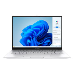 Ноутбук Asus Zenbook 14, 14" 2.8К OLED, 32Гб/1ТБ, Ultra 9 185H, Intel Arc, 120 Гц, серебристый, Русская раскладка, Windows 11 Home