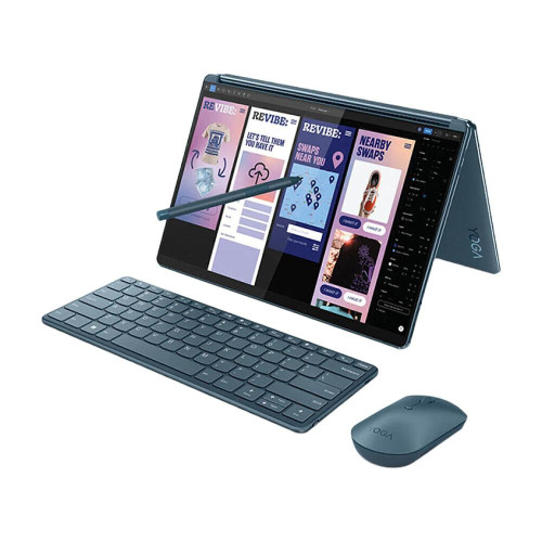 Ноутбук-трансформер Lenovo Yoga Book 9i AI, 13.3" Touch Screen, 32 ГБ/1 ТБ, Ultra 7 155U, синий, английская раскладка