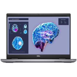 Ноутбук Dell Precision 7680 16" 4K OLED, 64Гб/5Тб, i9-13950HX, Nvidia Quadro RTX A5000, серый, Русская раскладка, Windows 11 Home