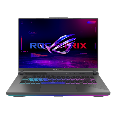 Игровой ноутбук ASUS ROG Strix G16, Ryzen 9 8940HX, RTX 5070 Ti, IPS 2.5K 165Гц, RAM 16ГБ, SSD 1ТБ, G614PR, Windows 11 Home, Русская гравировка, Cерый